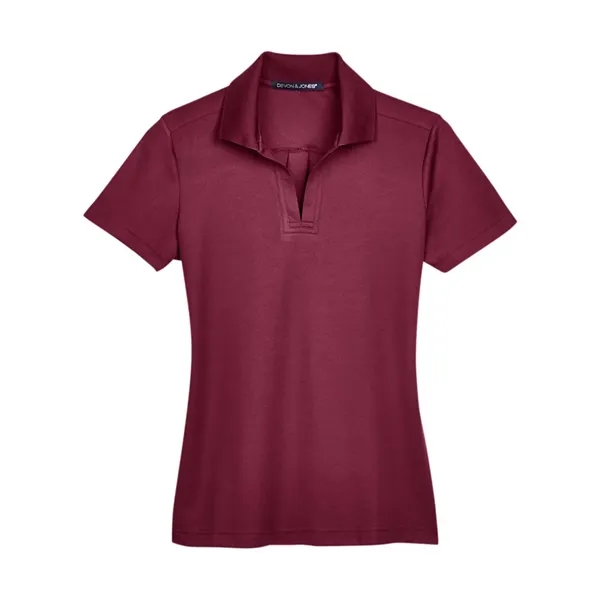 DJ Classic Women's CrownLux Performance® Plaited Polo... from ASI 84358 S&S Activewear