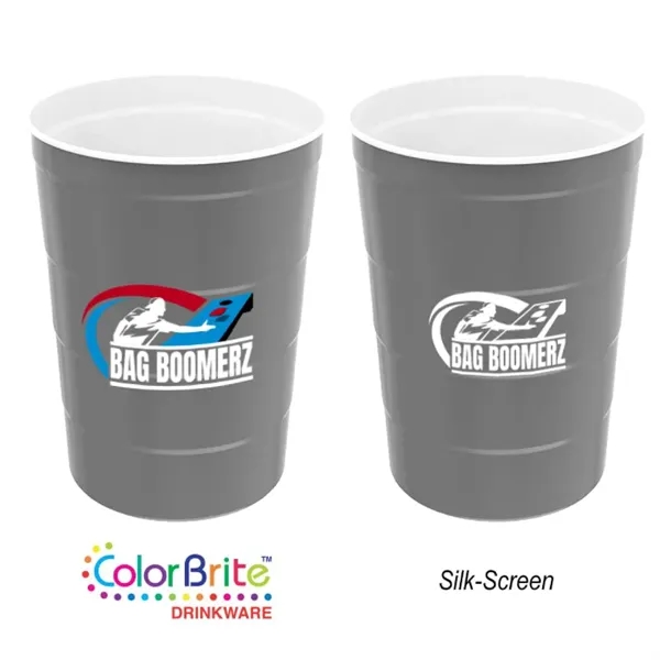 Double wall 16 oz steel cup.... from ASI 57956 Graphco line