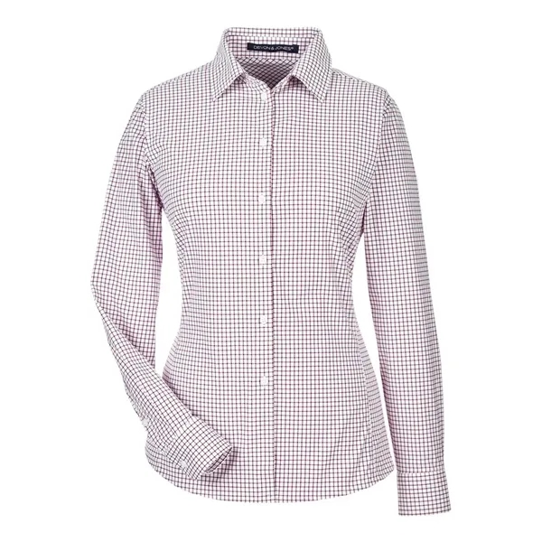 DJ Classic Women's CrownLux Performance® Micro Windowpane...... from ASI 84358 S&S Activewear