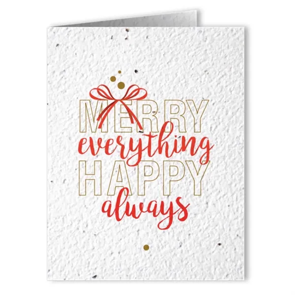 Seed Paper Holiday Card.... from ASI 40646 Bloomin Promotions / Bloomin' Promotions™