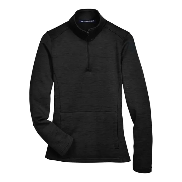 DJ Classic Women's Newbury Melange Fleece Quarter-Zip Pul...... from ASI 84358 S&S Activewear