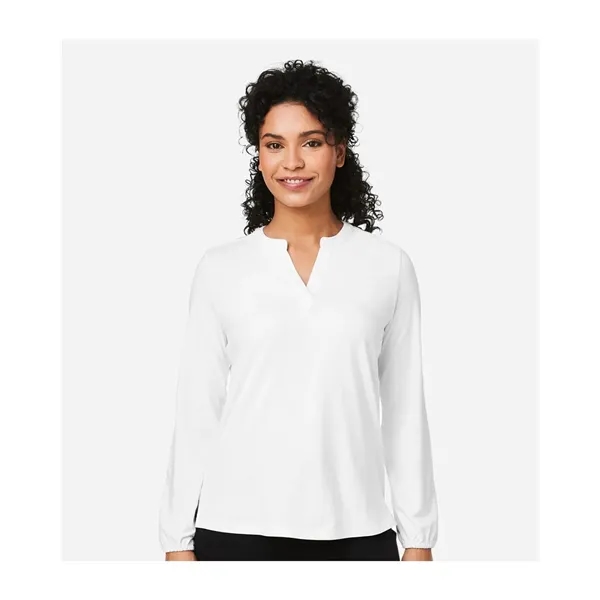 DJ Classic Women's Raleigh Half-Placket Knit Top... from ASI 84358 S&S Activewear