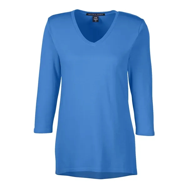 DJ Classic Women's Perfect Fit™ Bracelet-Length V-Neck Top... from ASI 84358 S&S Activewear