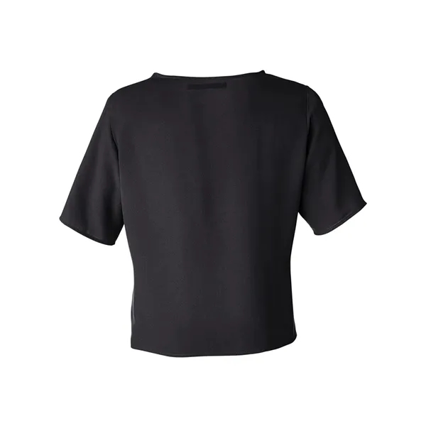 DJ Classic Women's Perfect Fit™ Tie Front Blouse... from ASI 84358 S&S Activewear