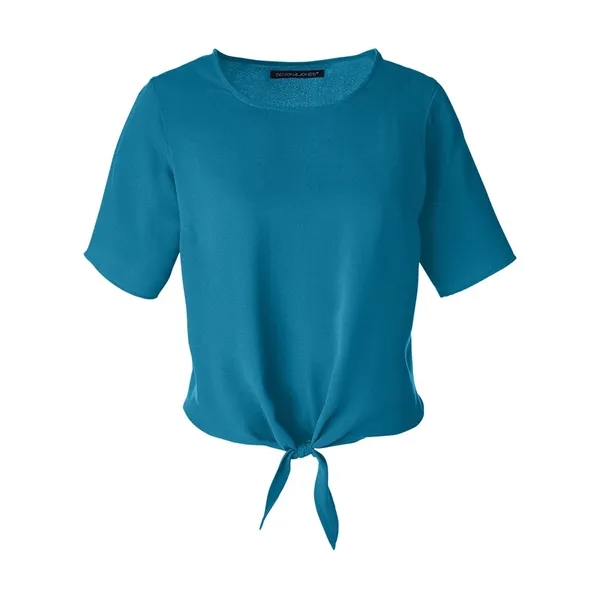 DJ Classic Women's Perfect Fit™ Tie Front Blouse... from ASI 84358 S&S Activewear