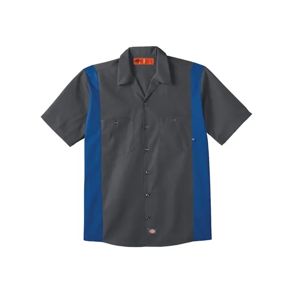 Dickies Industrial Colorblocked Short Sleeve Shirt - Long...... from ASI 84358 S&S Activewear