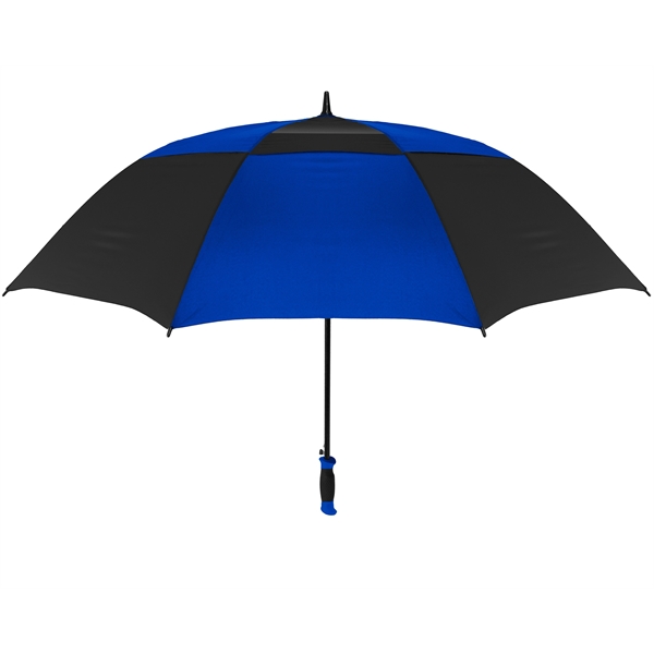 Checkerboard pattern automatic opening golf umbrella with 62" arc and all... from ASI 89955 StrombergBrand / Stromberg Brand Stromberg