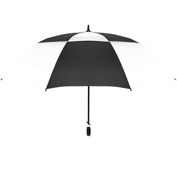 Checkerboard pattern automatic opening golf umbrella with 62" arc and all... from ASI 89955 StrombergBrand / Stromberg Brand Stromberg