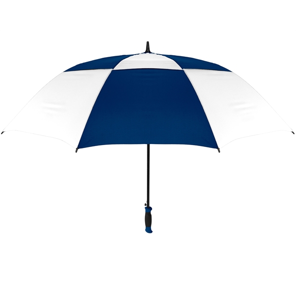 Checkerboard pattern automatic opening golf umbrella with 62" arc and all... from ASI 89955 StrombergBrand / Stromberg Brand Stromberg