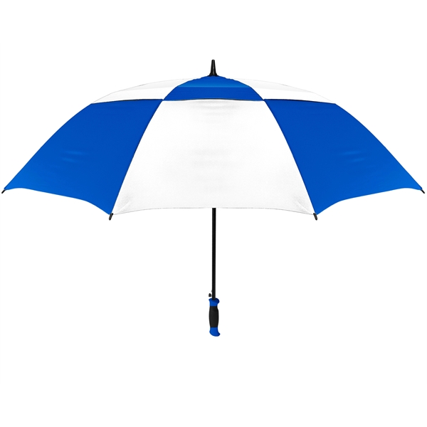 Checkerboard pattern automatic opening golf umbrella with 62" arc and all... from ASI 89955 StrombergBrand / Stromberg Brand Stromberg