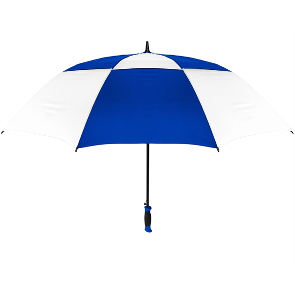 Checkerboard pattern automatic opening golf umbrella with 62" arc and all... from ASI 89955 StrombergBrand / Stromberg Brand Stromberg