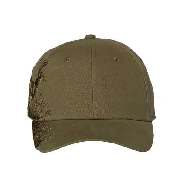 Wildlife buck cap in a variety of colors, structures, and fabrications... from ASI 84358 S&S Activewear