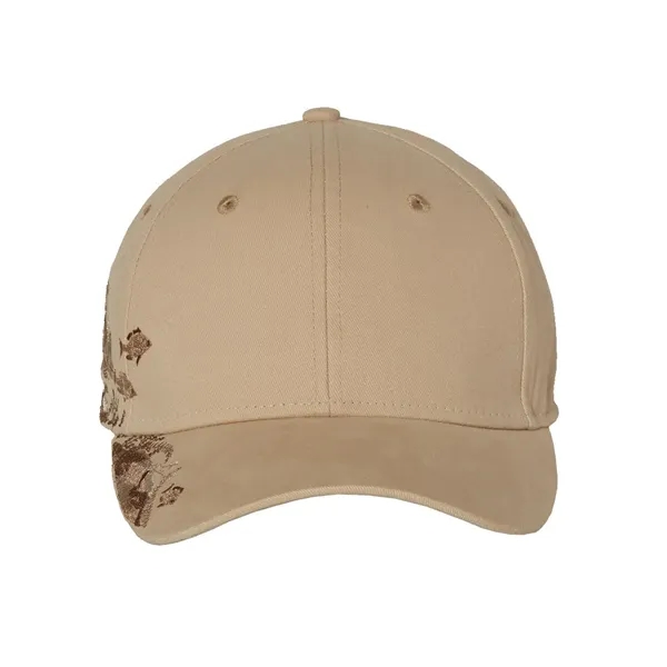Structured, six-panel cap with bass design. Blank.... from ASI 84358 S&S Activewear