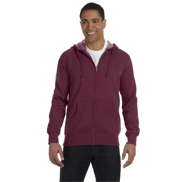 Econscious Heathered Full-Zip Hooded Sweatshirt... from ASI 84358 S&S Activewear
