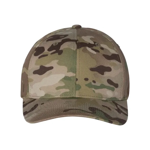 Fitted, 6-panel, mid-profile structured twill cap. Blank product.... from ASI 84358 S&S Activewear