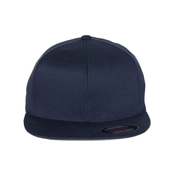Fitted six panel flat bill baseball cap. Blank.... from ASI 84358 S&S Activewear