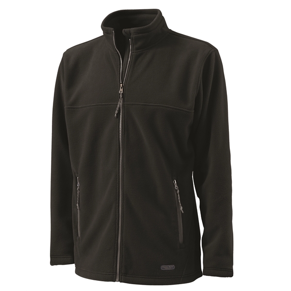 Youth 100% polyester fleece jacket with stand up collar, chin guard,... from ASI 44620 Charles River Apparel