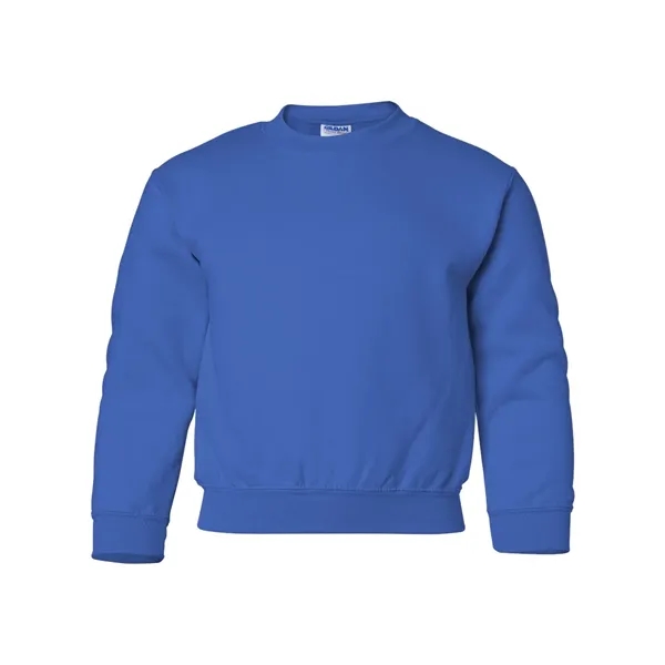 Youth 8.0 oz., 50% cotton / 50% polyester crewneck sweatshirt. Blank... from ASI 84358 S&S Activewear