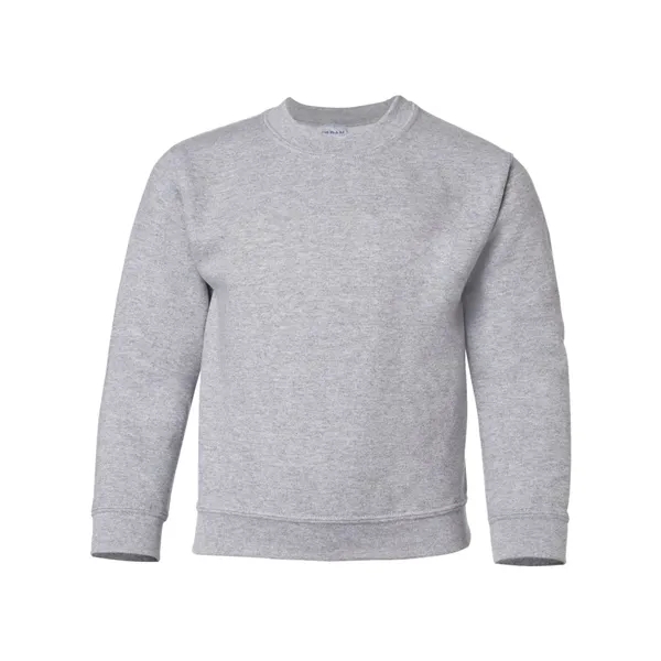 Youth 8.0 oz., 50% cotton / 50% polyester crewneck sweatshirt. Blank... from ASI 84358 S&S Activewear