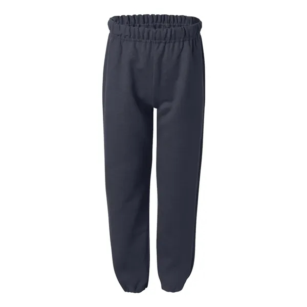 Youth 8.0 oz., 50% cotton / 50% polyester sweat pants. Blank... from ASI 84358 S&S Activewear