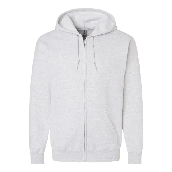 8.0 oz., 50% cotton / 50% polyester full-zip hooded sweatshirt. Blank... from ASI 84358 S&S Activewear