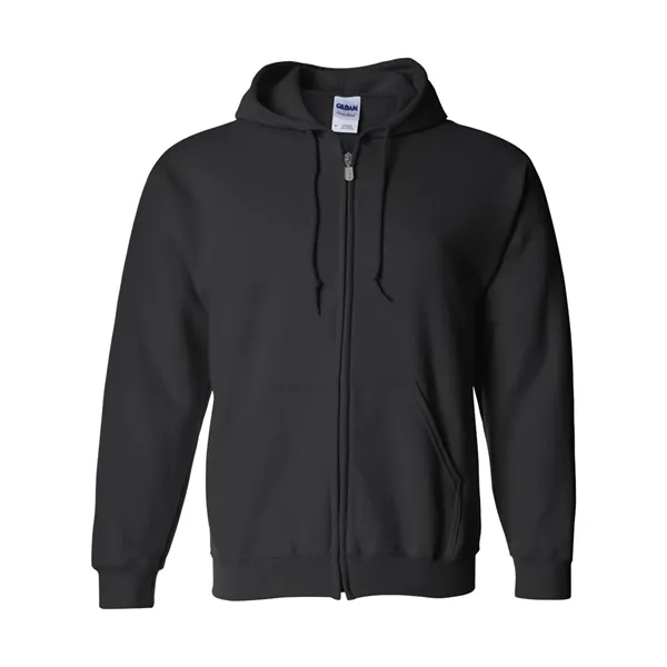 8.0 oz., 50% cotton / 50% polyester full-zip hooded sweatshirt. Blank... from ASI 84358 S&S Activewear