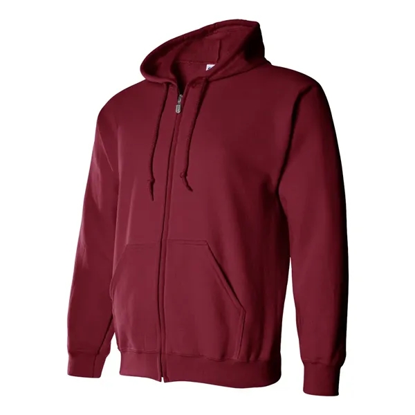 8.0 oz., 50% cotton / 50% polyester full-zip hooded sweatshirt. Blank... from ASI 84358 S&S Activewear
