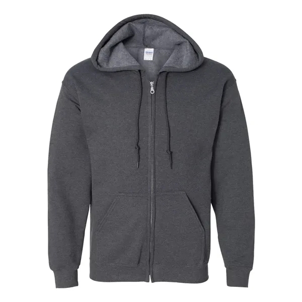 8.0 oz., 50% cotton / 50% polyester full-zip hooded sweatshirt. Blank... from ASI 84358 S&S Activewear