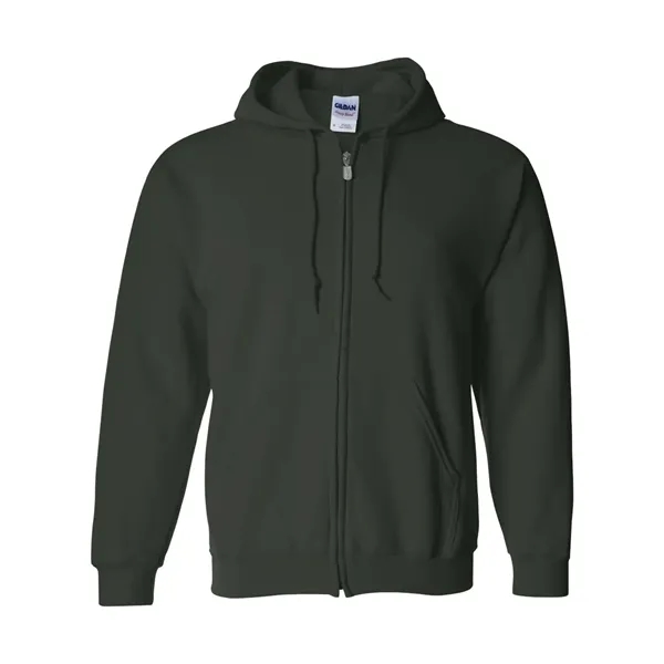 8.0 oz., 50% cotton / 50% polyester full-zip hooded sweatshirt. Blank... from ASI 84358 S&S Activewear