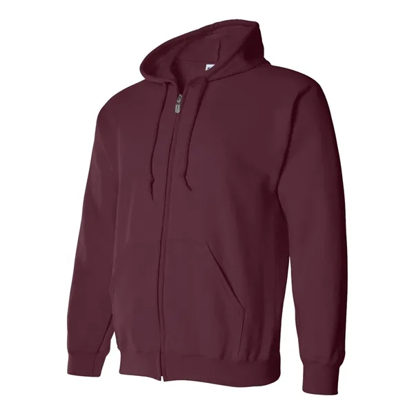 8.0 oz., 50% cotton / 50% polyester full-zip hooded sweatshirt. Blank... from ASI 84358 S&S Activewear