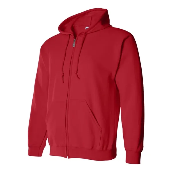 8.0 oz., 50% cotton / 50% polyester full-zip hooded sweatshirt. Blank... from ASI 84358 S&S Activewear