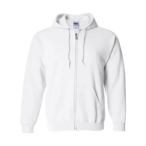 8.0 oz., 50% cotton / 50% polyester full-zip hooded sweatshirt. Blank... from ASI 84358 S&S Activewear