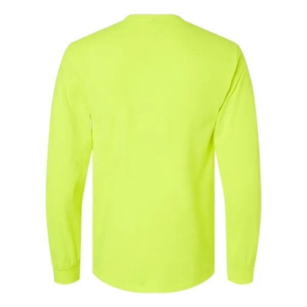 Adult long sleeve t-shirt with a pocket. Blank product.... from ASI 84358 S&S Activewear