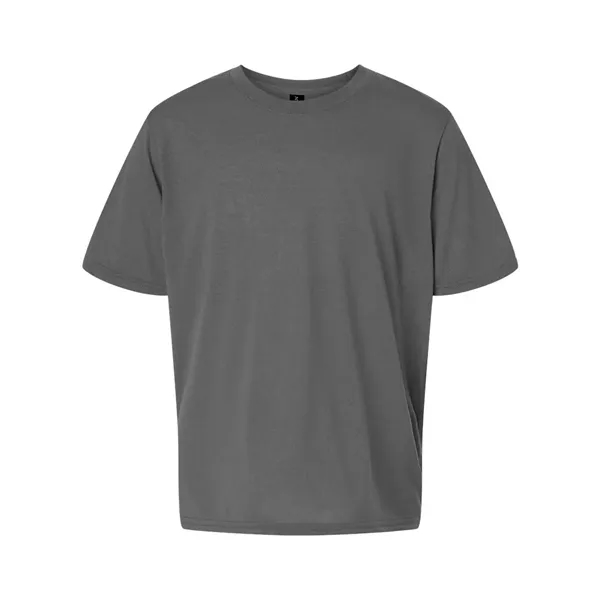Performance short sleeve youth T-shirt with Aqua FX® wicking properties. Blank.... from ASI 84358 S&S Activewear