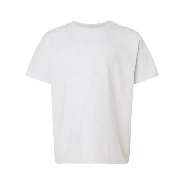 Youth 5.3 oz pre-shrunk, 100% heavy cotton t-shirt. Blank product.... from ASI 84358 S&S Activewear