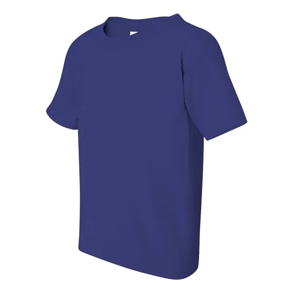 Youth 5.3 oz pre-shrunk, 100% heavy cotton t-shirt. Blank product.... from ASI 84358 S&S Activewear