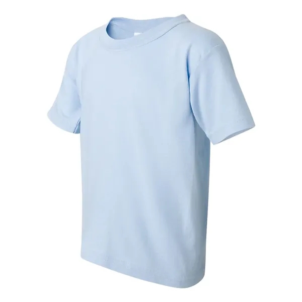 Youth 5.3 oz pre-shrunk, 100% heavy cotton t-shirt. Blank product.... from ASI 84358 S&S Activewear