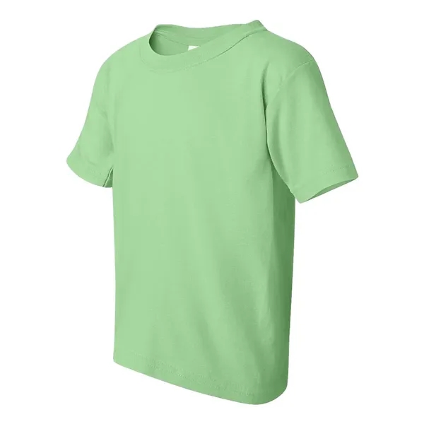 Youth 5.3 oz pre-shrunk, 100% heavy cotton t-shirt. Blank product.... from ASI 84358 S&S Activewear