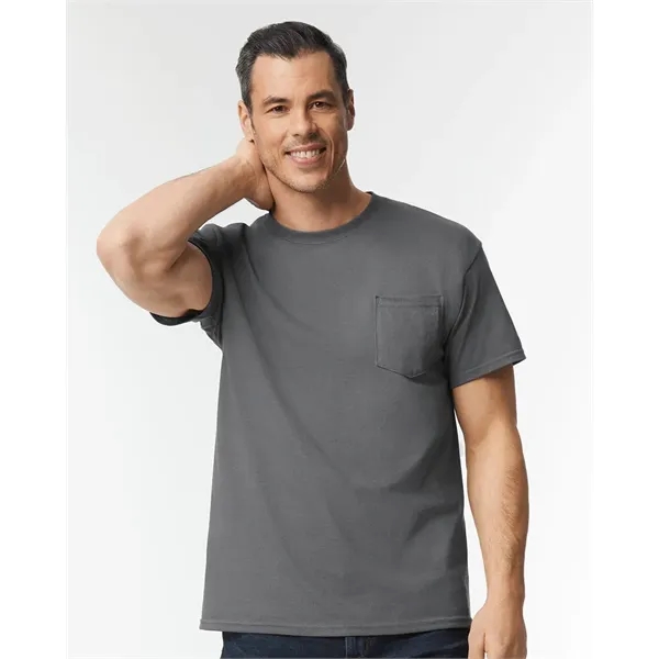 100% heavy cotton, pre-shrunk t-shirt with left chest pocket.... from ASI 84358 S&S Activewear