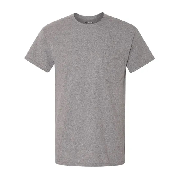 100% heavy cotton, pre-shrunk t-shirt with left chest pocket.... from ASI 84358 S&S Activewear