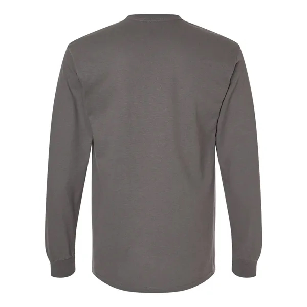 Heavy 100% cotton long sleeve 5.3 oz t-shirt. Blank product.... from ASI 84358 S&S Activewear