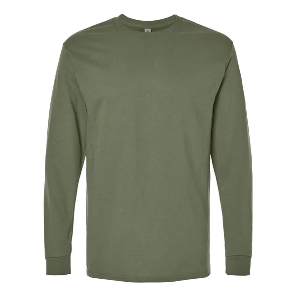 Heavy 100% cotton long sleeve 5.3 oz t-shirt. Blank product.... from ASI 84358 S&S Activewear