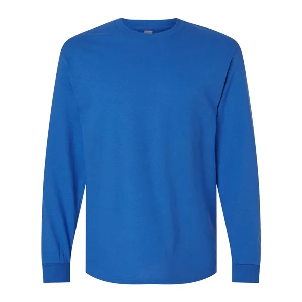 Heavy 100% cotton long sleeve 5.3 oz t-shirt. Blank product.... from ASI 84358 S&S Activewear