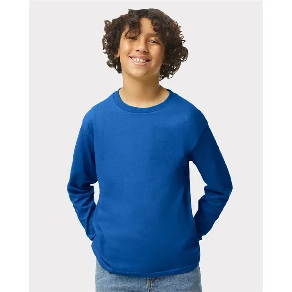 Youth 5.3 oz pre-shrunk, 100% heavy cotton t-shirt. Blank product.... from ASI 84358 S&S Activewear