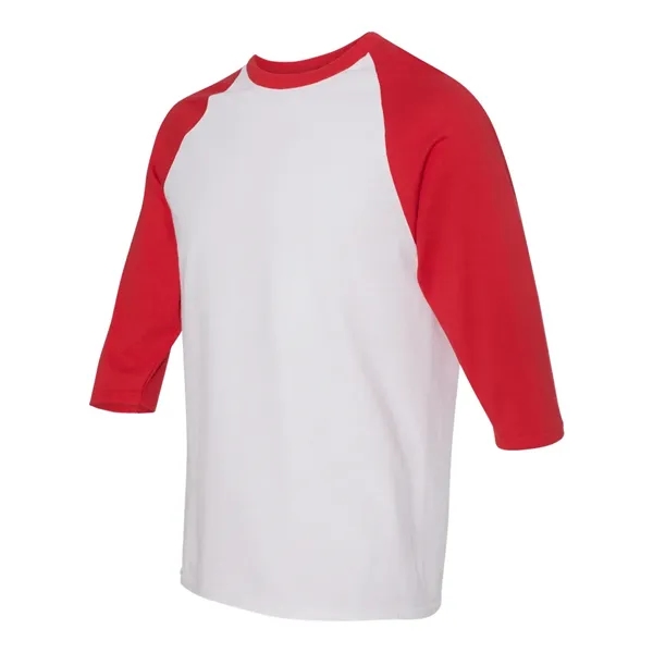 Gildan® Heavy Cotton™ Three Quarter Raglan Sleeve T-Shirt.... from ASI 84358 S&S Activewear