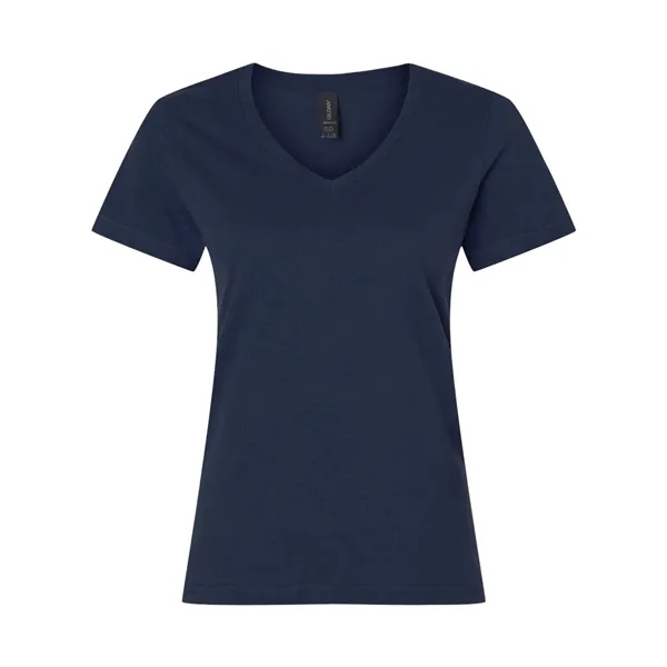 Women's v-neck t-shirt with 1/2" rib-knit collar. Blank product.... from ASI 84358 S&S Activewear