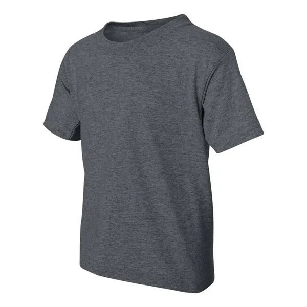 Youth 5.6 oz preshrunk 50% polyester / 50% cotton t-shirt. Blank... from ASI 84358 S&S Activewear