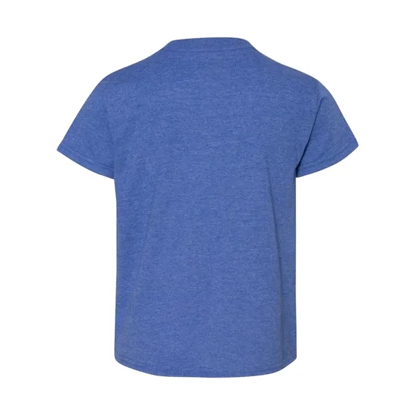 Youth 5.6 oz preshrunk 50% polyester / 50% cotton t-shirt. Blank... from ASI 84358 S&S Activewear