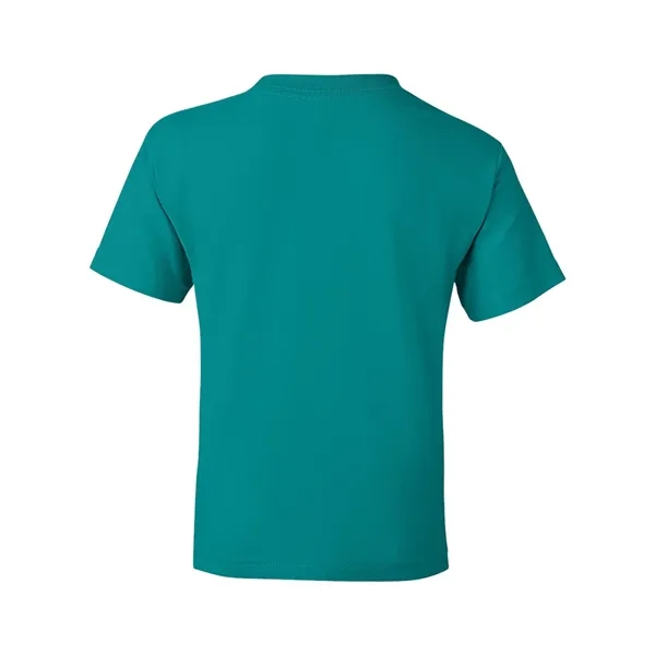 Youth 5.6 oz preshrunk 50% polyester / 50% cotton t-shirt. Blank... from ASI 84358 S&S Activewear