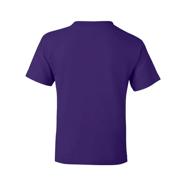 Youth 5.6 oz preshrunk 50% polyester / 50% cotton t-shirt. Blank... from ASI 84358 S&S Activewear